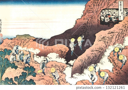 葛飾北齋 富嶽三十六景 #46 登山的人 葛飾北齋 富嶽三十六景 #46 登山的人 132121261