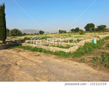 Ancient ruins of Sirkap site representing Gandhara culture in Taxila Ancient ruins of Sirkap site representing Gandhara culture in Taxila 132122319