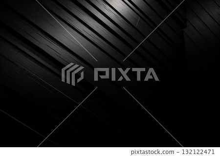 Black contemporary minimalistic background with shapes and textures. Generative AI 132122471