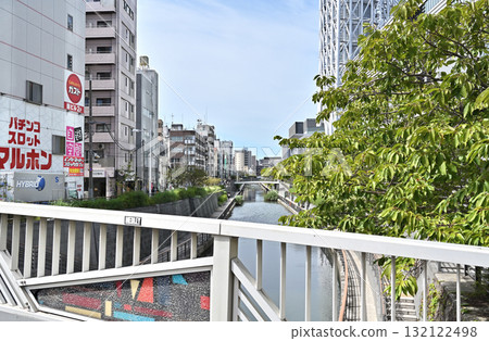 Kitajukken River, Oshiage, Sumida Ward, Tokyo 132122498