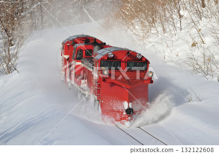 宗谷本線 千葉日新 JR北海道 DE15-2521 (旭川) 定期除雪列車 定期除雪 Russell 132122608
