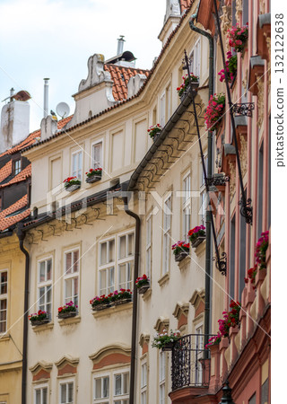Charming European Street with Historic Architecture 132122638