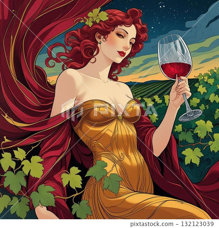葡萄酒女神紅酒 132123039