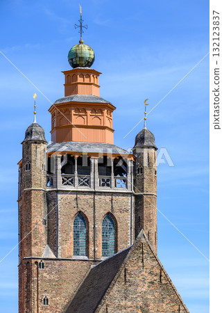 Adornes Domain with Jerusalem Chapel in Bruges, Flanders, Belgium Adornes Domain with Jerusalem Chapel in Bruges, Flanders, Belgium 132123837
