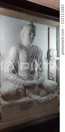 Seated Buddha Figure from Taxila Excavations Illustrates Greco Roman Influence in Gandharan Buddhist Sculpture Seated Buddha Figure from Taxila Excavations Illustrates Greco Roman Influence in Gandharan Buddhist Sculpture 132123883