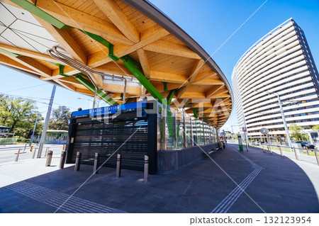 ANZAC Train Station Exterior in Melbourne Australia ANZAC Train Station Exterior in Melbourne Australia 132123954