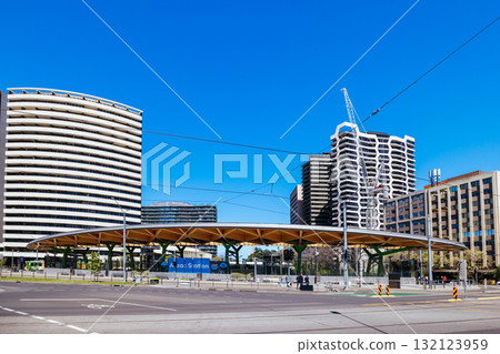 ANZAC Train Station Exterior in Melbourne Australia ANZAC Train Station Exterior in Melbourne Australia 132123959