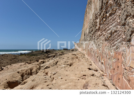 Essaouira fortification and rampart, Atlantic ocean coast, Morocco Essaouira fortification and rampart, Atlantic ocean coast, Morocco 132124300