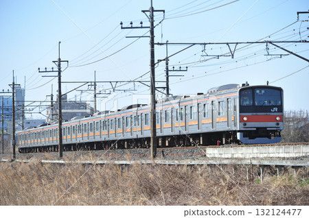 武藏野線 東浦與 - 東川口 JR 東日本 205 系列 M21 列車（幕張） 132124477