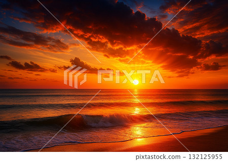 動態的夕陽輝光 動態的夕陽輝光 132125955