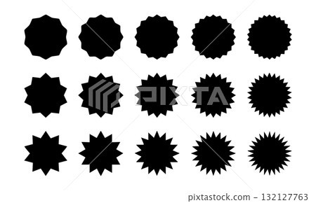 鋸齒狀和鋸齒狀插圖素材集 132127763