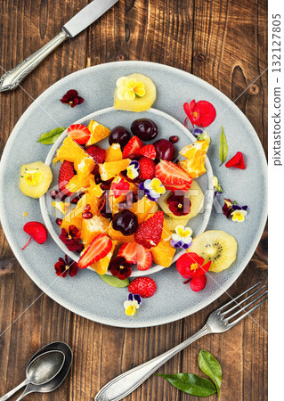 Summer fruit salad. Summer fruit salad. 132127805