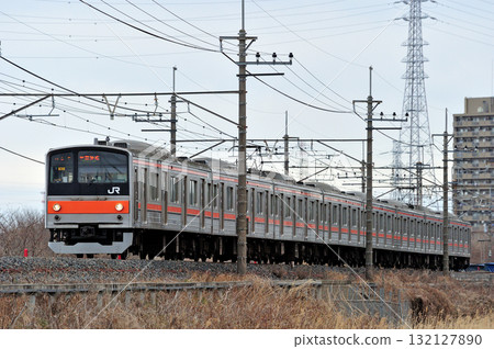 武藏野線 東川口 - 東浦與 JR 東日本 205 系列 M36 列車（幕張） 132127890