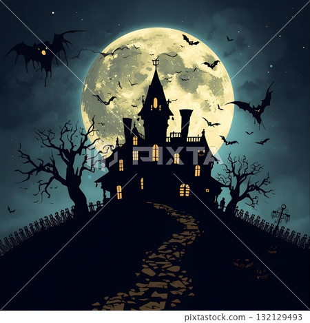 halloween background 132129493