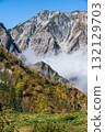 Beautiful autumn leaves in Hakuba 132129703