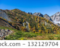 Beautiful autumn leaves in Hakuba 132129704