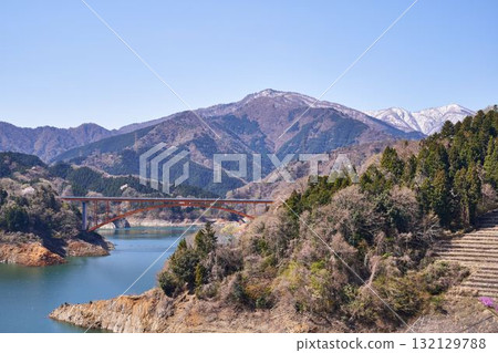 神奈川縣宮瀨湖的春天 132129788