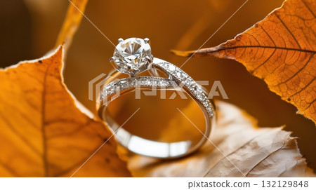 Simple wedding rings 132129848