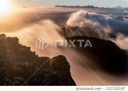 Kirishima Mountain Range scenery Kirishima Mountain Range scenery 132130197