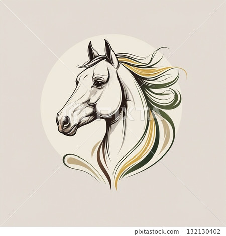 Horse logo (light color) 132130402