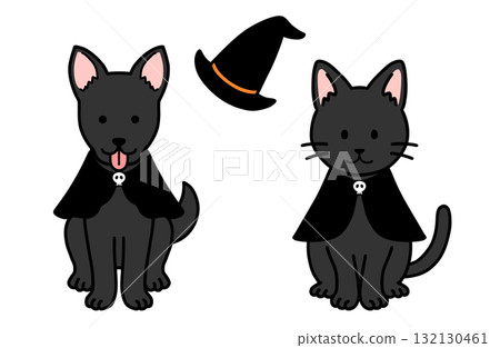 Dog and Cat Halloween Costumes Dog and Cat Halloween Costumes 132130461