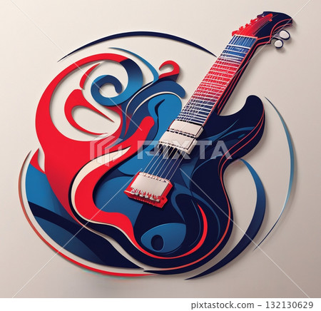 Electric guitar icon Electric guitar icon 132130629