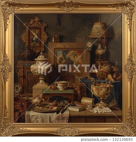 古董家具畫 132130693