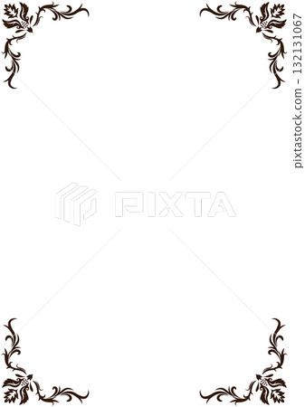 Antique frame vertical 61 132131067