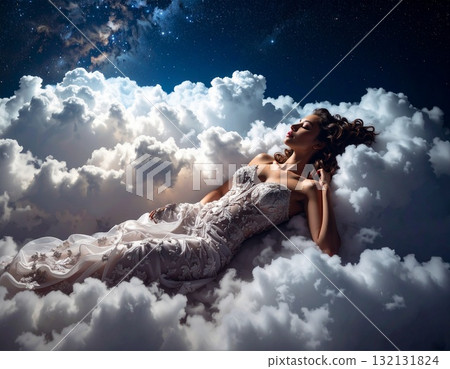 天使睡在雲端 132131824