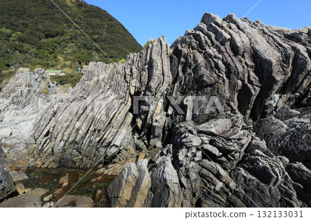 室戶海角的濁積層 室戶海角的濁積層 132133031