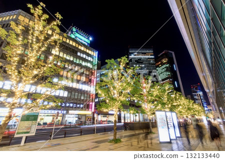Winter illuminations in front of KITTE Nagoya, Nagoya Winter illuminations in front of KITTE Nagoya, Nagoya 132133440