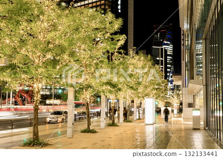 KITTE名古屋前的冬季彩燈, 名古屋 KITTE名古屋前的冬季彩燈, 名古屋 132133441