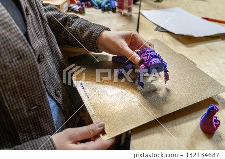 3D printing of toys, assembly and packaging of parts in production 3 d. 3D printing of toys, assembly and packaging of parts in production 3 d. 132134687