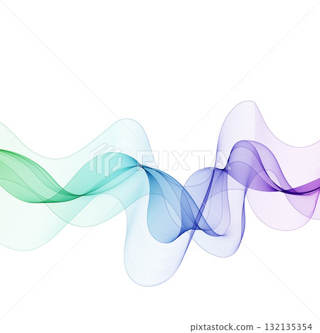 Horizontal abstract wave of gradient from green to purple. Eps 10 Horizontal abstract wave of gradient from green to purple. Eps 10 132135354