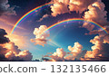 Two rainbows in the clouds 132135466