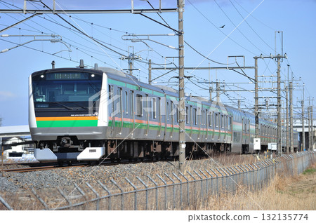 東北本線、栗橋東鷲宮、JR東日本、E233系列、3000系列、U628（小山） 132135774