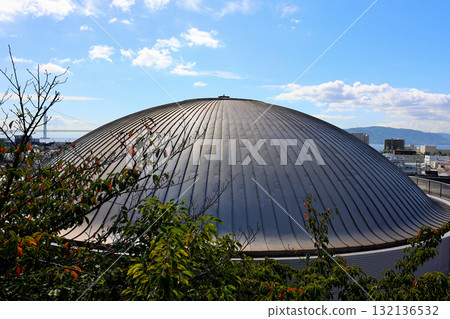 從明石市立天文館的穹頂望去，可以眺望明石海峽 132136532