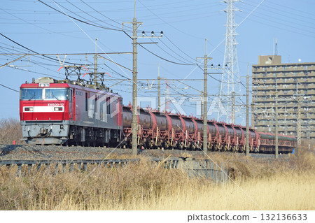 Musashino Line Higashi-Kawaguchi - Higashi-Urawa JR Freight EH500-12 (Sendai) 132136633