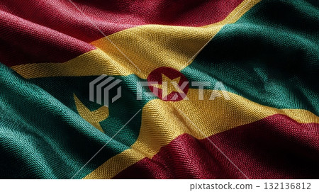 Celebrating Lithuanias independence day with the national flag waving proudly against a clear blue sky Celebrating Lithuanias independence day with the national flag waving proudly against a clear blue sky 132136812