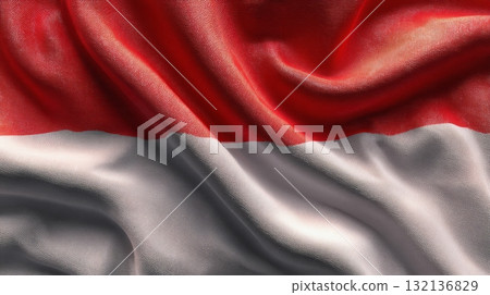 Celebrating Lithuanias independence day with the national flag waving proudly against a clear blue sky Celebrating Lithuanias independence day with the national flag waving proudly against a clear blue sky 132136829