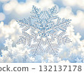 Crystal of snow	 132137178