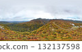 Aerial view of the autumn leaves on Echo Line 132137598