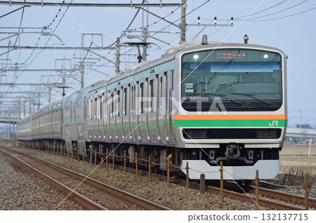 東北幹線、栗橋東鷲宮、JR東日本、E231系列1000系列、U503(小山) 東北幹線、栗橋東鷲宮、JR東日本、E231系列1000系列、U503(小山) 132137715