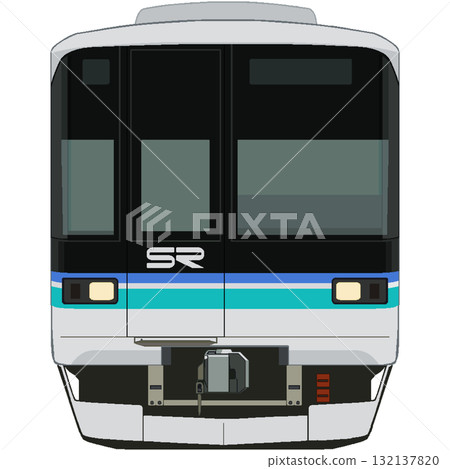 像素藝術風格的埼玉快速鐵路2000系列列車(直達東京地鐵南北線和東急目黑線) 像素藝術風格的埼玉快速鐵路2000系列列車(直達東京地鐵南北線和東急目黑線) 132137820