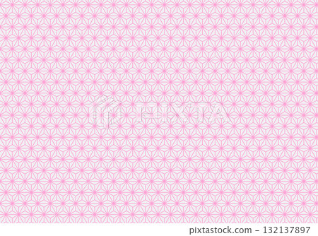 Simple Japanese pattern: Asanoha Simple Japanese pattern: Asanoha 132137897