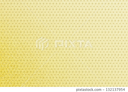 Background image 9: A delicate, sparkling, light gold pattern with a hemp leaf pattern overlaid on it. 132137954