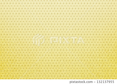 Background image 10 with a delicate, sparkling light gold pattern and a hemp leaf pattern 132137955
