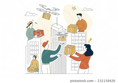 無人機運送包裹的未來 132138426