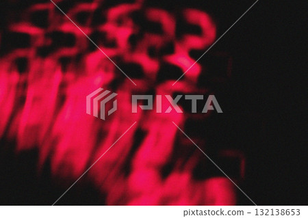 Red light effect on black background. Abstract wallpaper. Analog film effect. Blurred defocused. Lo-fi effect Red light effect on black background. Abstract wallpaper. Analog film effect. Blurred defocused. Lo-fi effect 132138653