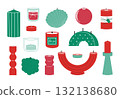 Christmas candles 132138680